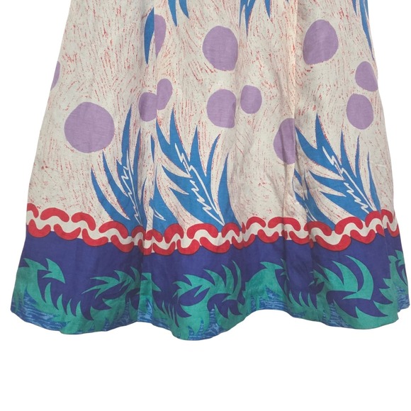 Tracy Reese Anthropologie Women Size 4 Tropical Polka Dot Print Escape Dress - Picture 10 of 12